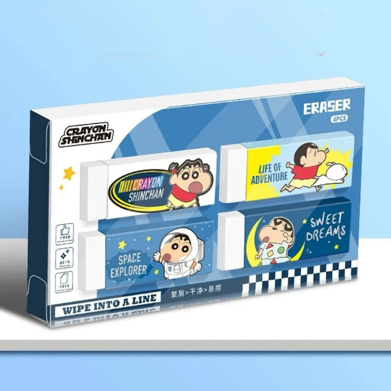 Iconic Anime & DZNY Collector Erasers (Pack of 4)