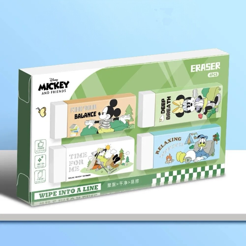 Iconic Anime & DZNY Collector Erasers (Pack of 4)