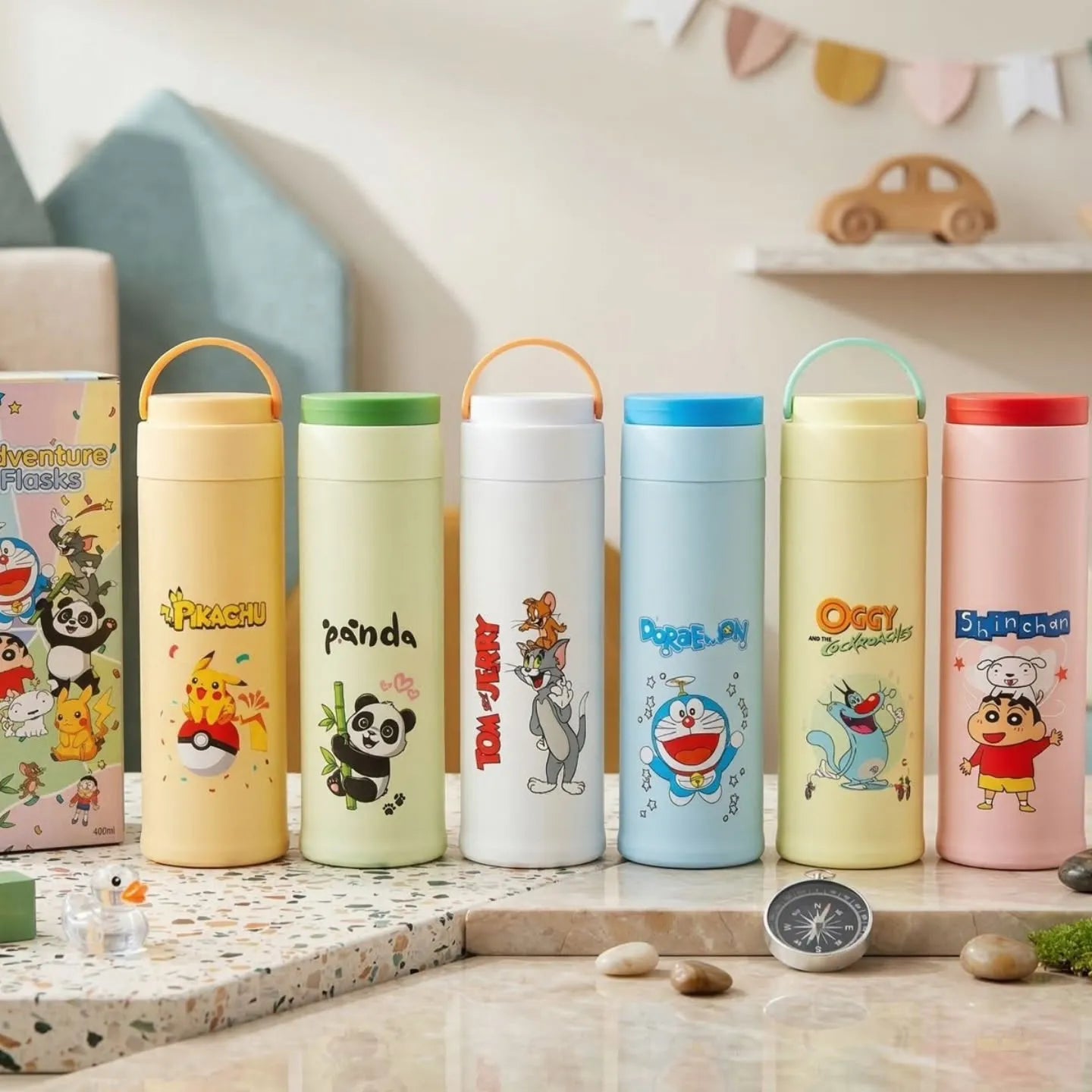 Animated Adventure Flask Mystery Bottle (500 ml)
