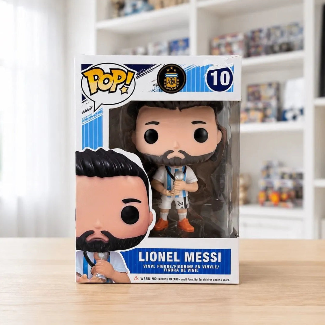 Lionel Messi Argentina World Champions POP Figure