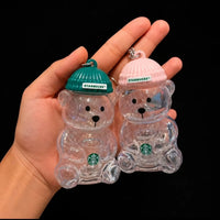 StarBX Bearista Crystal Bear Keychain