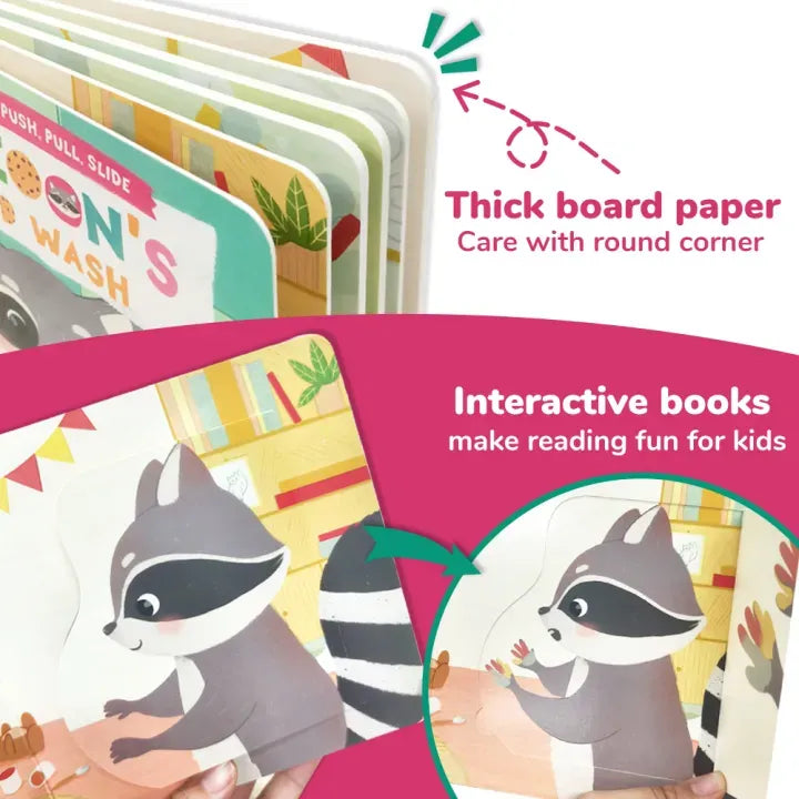 Raccoon’s Hand Wash Interactive Lift-the-Flap Board Book