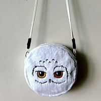 Hedwig Snowy Owl Plush Crossbody Sling Bag