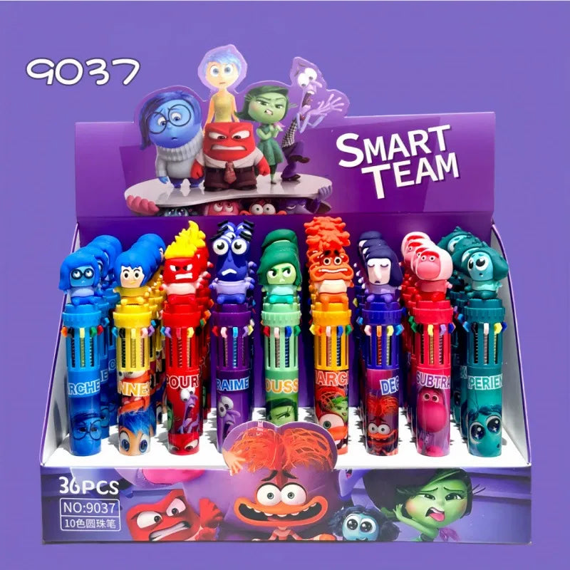 Inside Out Ten Colors Click Ball Pen