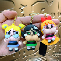 Powerpuff Girls Crybaby Cop Keychain