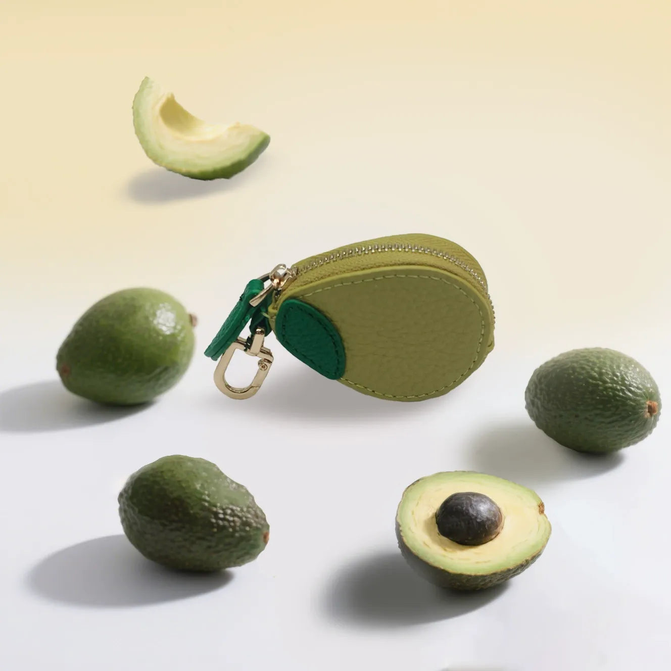 Fruity Charm Leather Bag Coin Purse