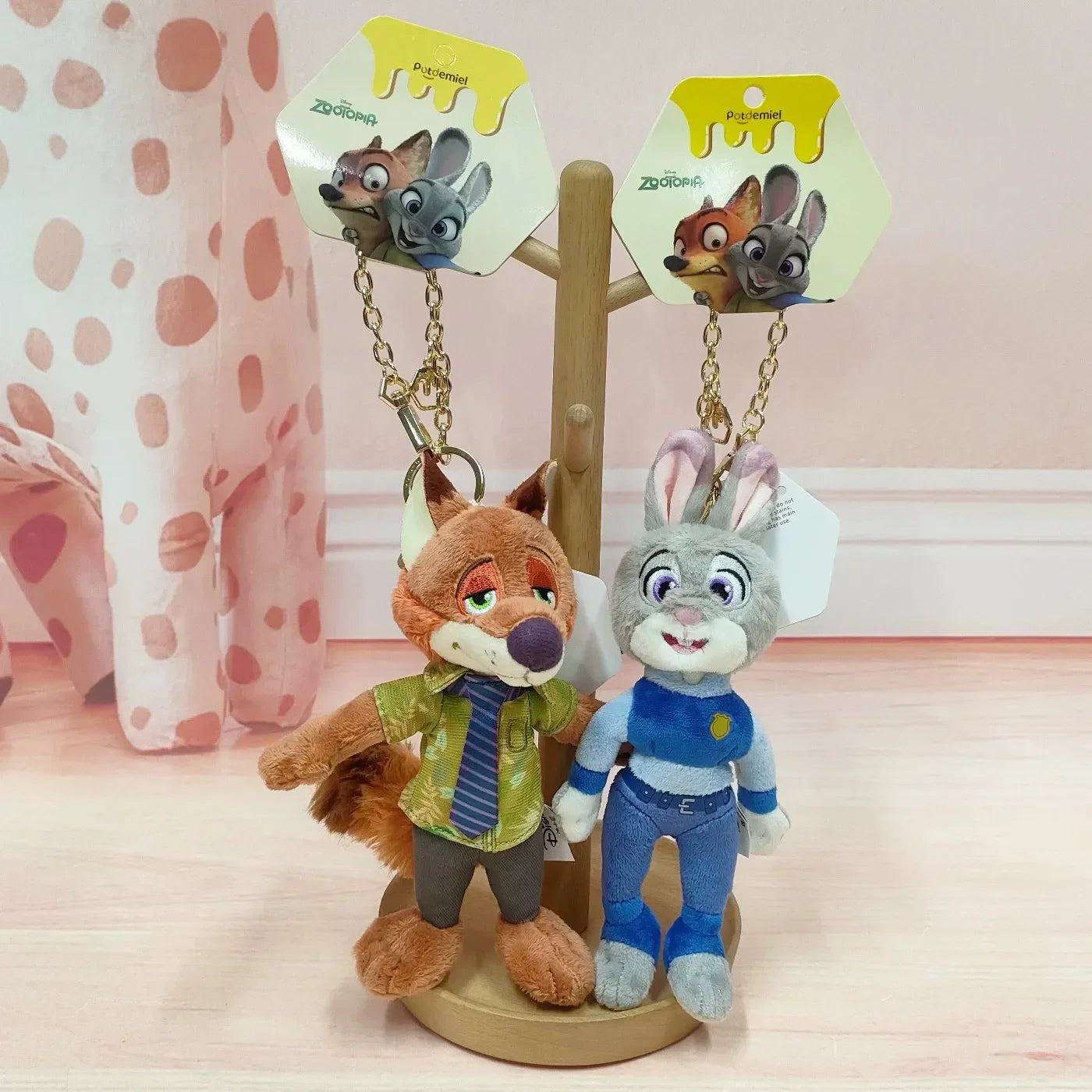 DZNY Zootopia City Critters Plush Keychain