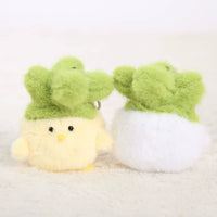 Hubei Souvenir Interactive Garlic Bird Keychain
