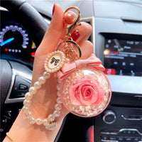 Bloom For Eternity Rose Keychain