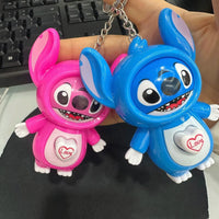 Stitch & Angel Mood Swings Keychain