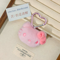 Hello KT Heart Lock Buckle Pendant