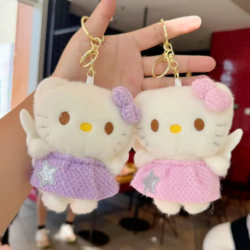 Hello Kitty Fairy Wings Plush Keychain