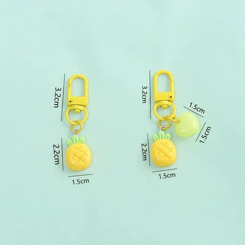 Tropical Fruit Paradise Keychain
