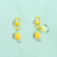 Tropical Fruit Paradise Keychain