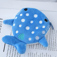 Porte-monnaie en peluche requin-baleine 