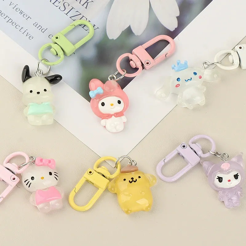 Sanliou Crystal Critters Charm Keychain