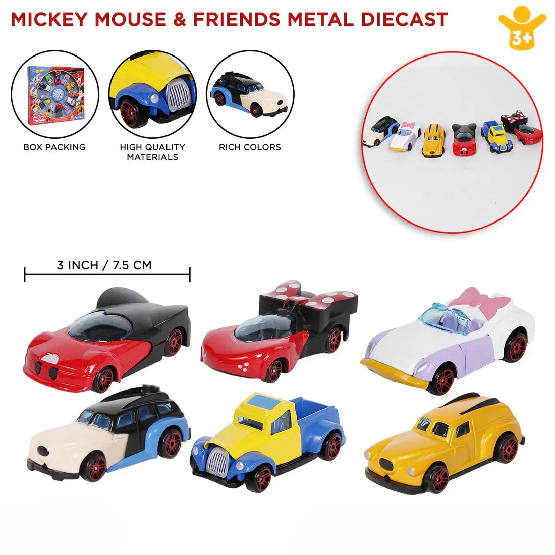 DZNY Mouse & Friends Hot Wheelz Cars