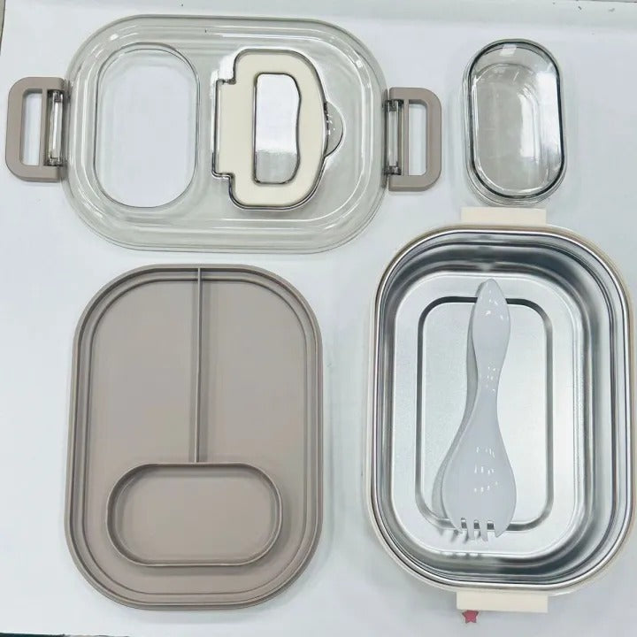 Hua Hu Fresh Lock Steel Lunch Box