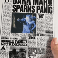 Harry Potter Daily Prophet BWL Picture Changing Notebook