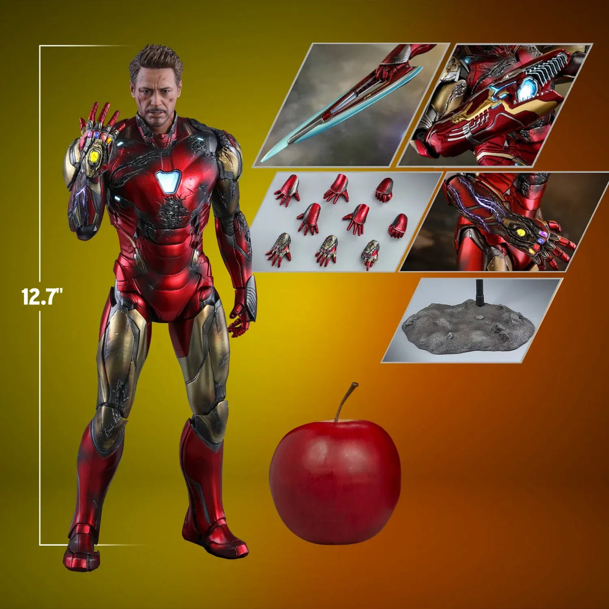 Hot Toys Iron Man Mark LXXXV Battle Damaged Figure