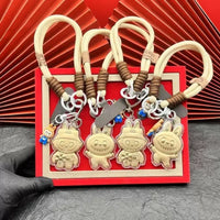 Labubu 20mg Gold Charm Keychain