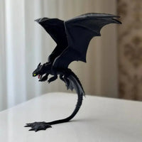 Figurine Dragon de la Nuit Gomme-grinçante (28 cm) 