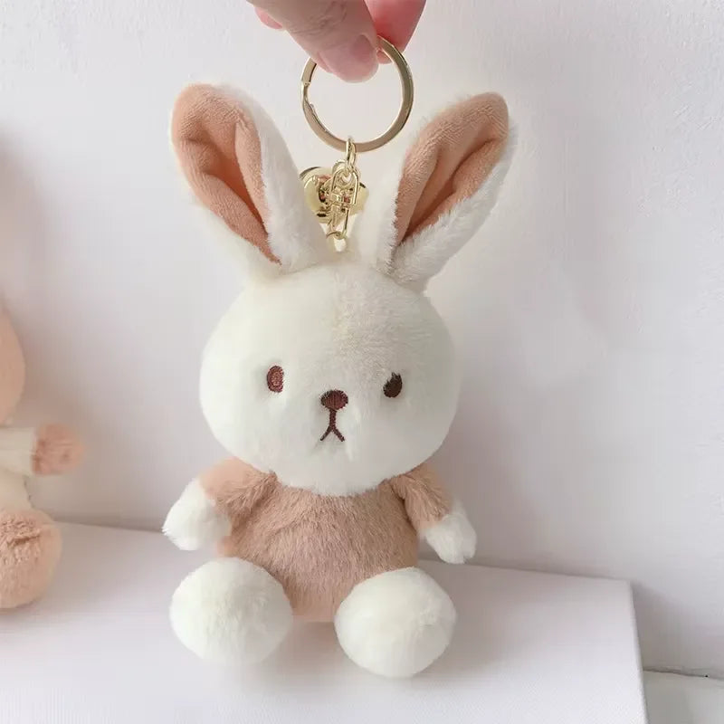 Chocolate Bunny Plush Keychain