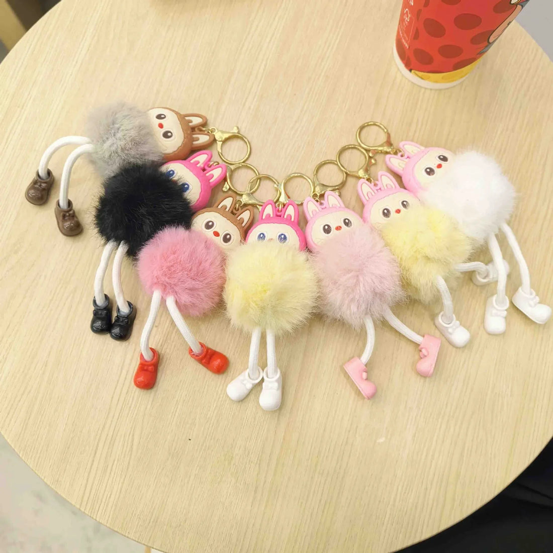 Labubu Long-Legged Plush Keychain