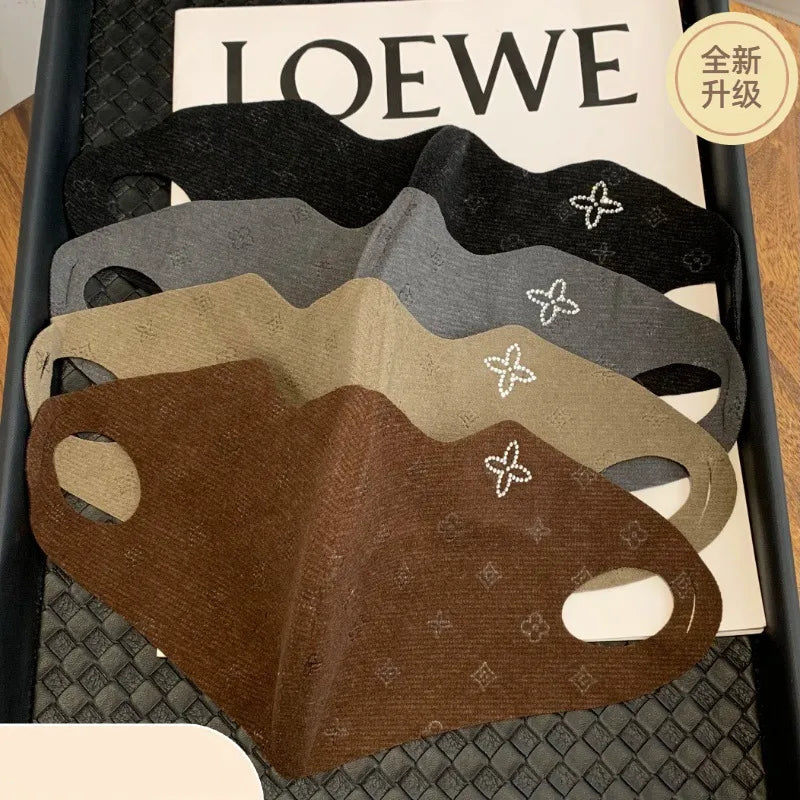 Monogram Luxe Crystal-Embellished Face Mask (Set of 4)