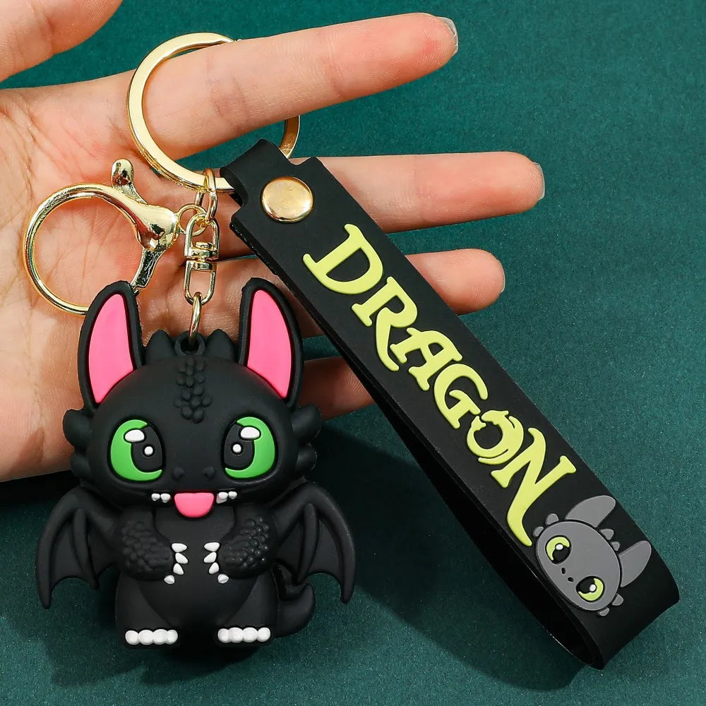 Toothless & Light Fury Elite Dragon Keychains