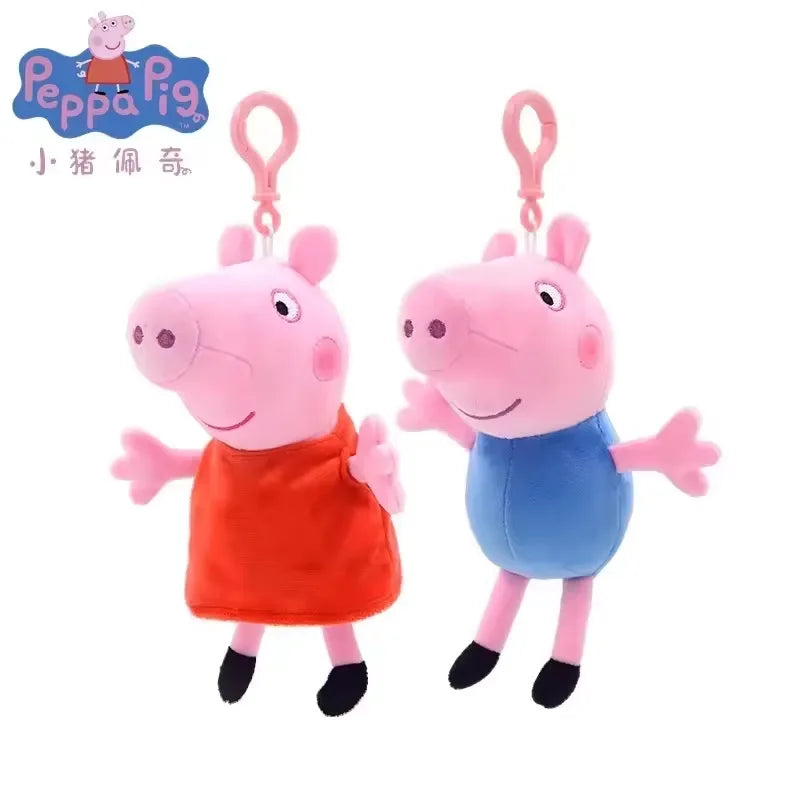 Peppa Pig & Family Plush Keychain