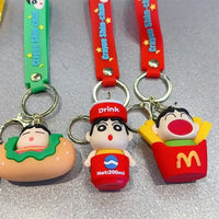 Shinichan Snack Time Keychain