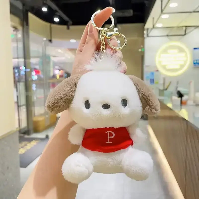 P For Pochacko Plush Keychain