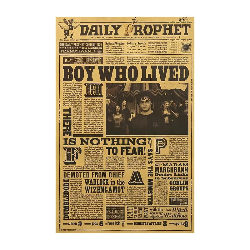HP Daily Prophet Wall Poster