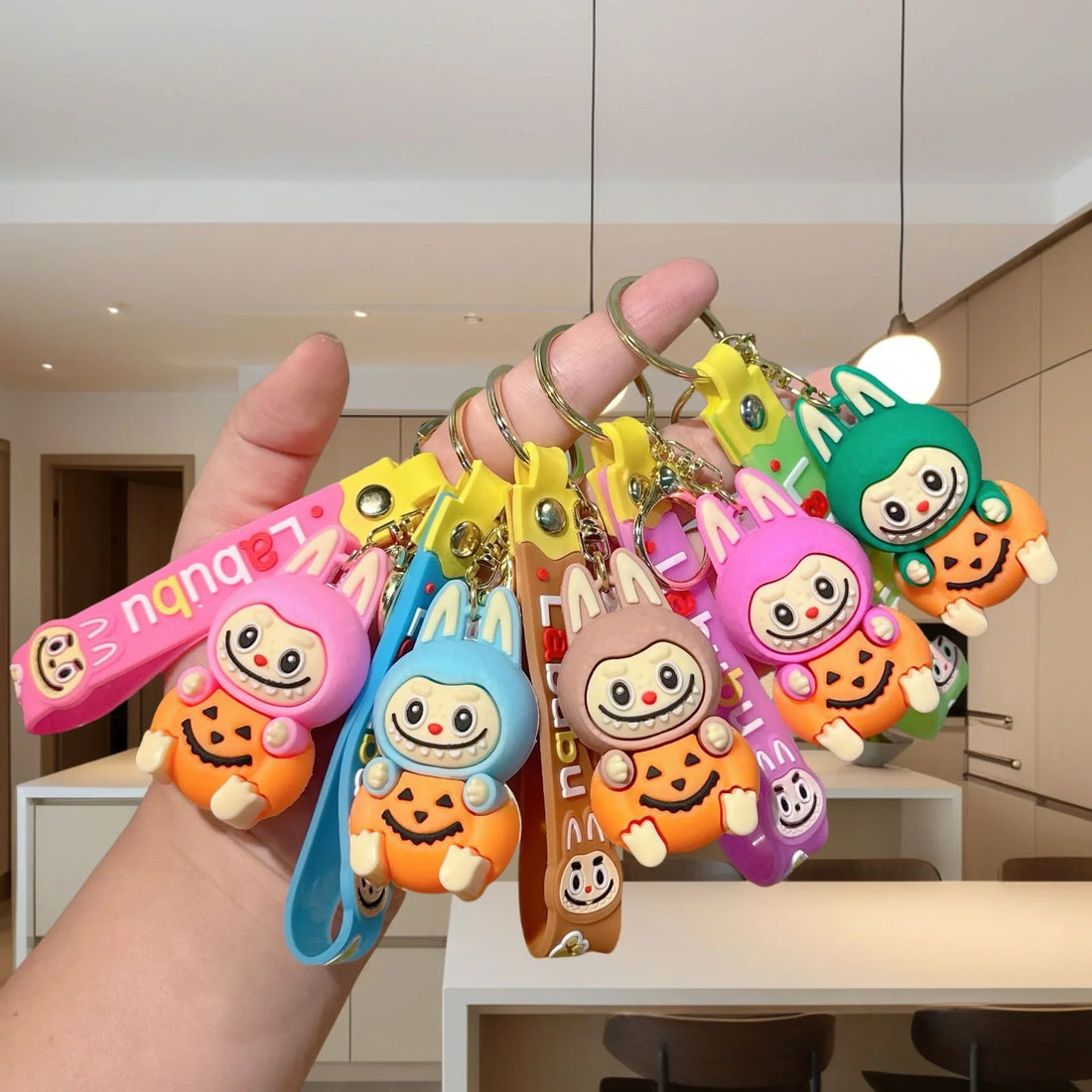 Labuboo Halloween Pumpkin 3D Keychain