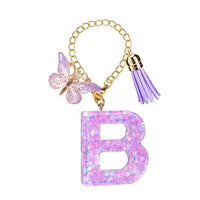 Butterfly Liquid Luxe Letter Charm