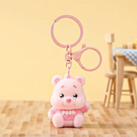 Honey Pooh Flocked Fuzz Keychain