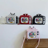 Retro Edition TV Statement Crossbody Bag