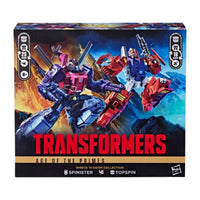 Transformers AoP Spinister vs Topspin Action Figure Set