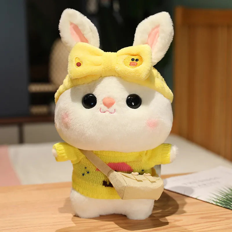 Cozy Dress-Up Bunny Premium Plush Toy (30 cm)