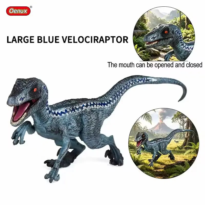 Jurassic World Realistic Blue Velociraptor Figure (39 cm)
