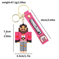 Minecraft Overworld Blockbuster Keychain