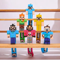 Minecraft Overworld Blockbuster Keychain