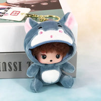 Monchhichi Menagerie Hooded Plush Keychain
