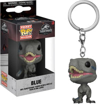 Funko POP Blue Velociraptor Keychain