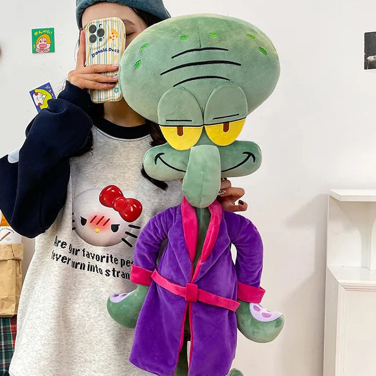 Squidward Luxury Robe Plushie (35 cm)