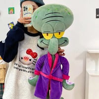 Squidward Luxury Robe Plushie (35 cm)