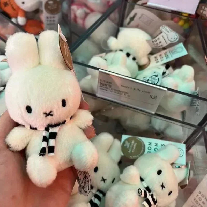 Miffy Winter Scarf Plush Keychain