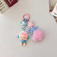 SkullPanda Opulent Pom Pom Keychain