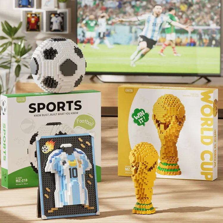 World Cup Legends Micro-Particle Football Jersey Building Blocks